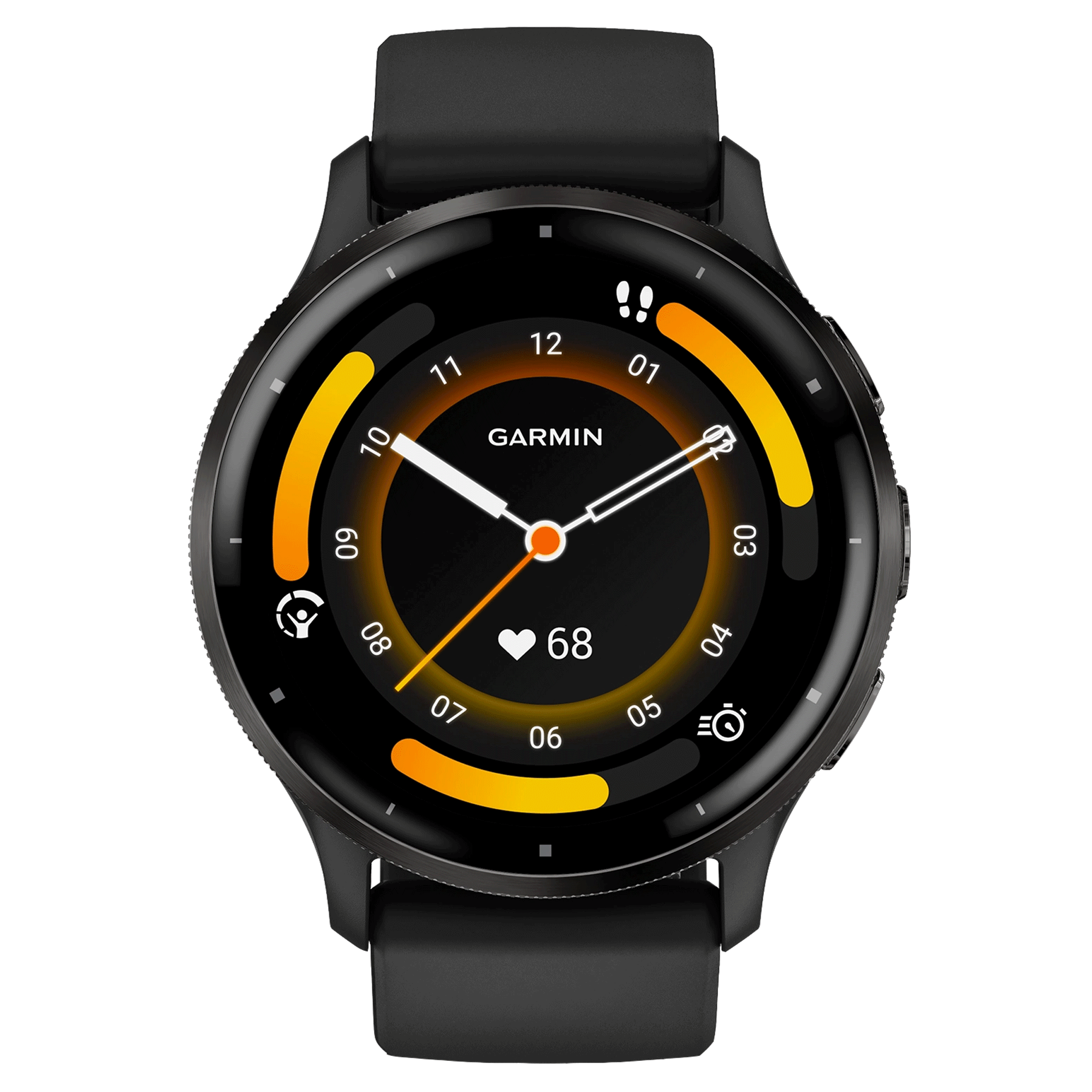 Garmin Venu 3 Gray black silicone strap 45 mm