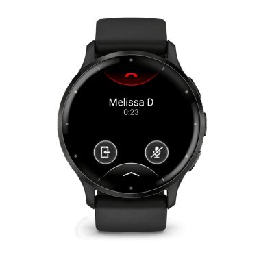 Garmin Venu 3 Gray black silicone strap 45 mm