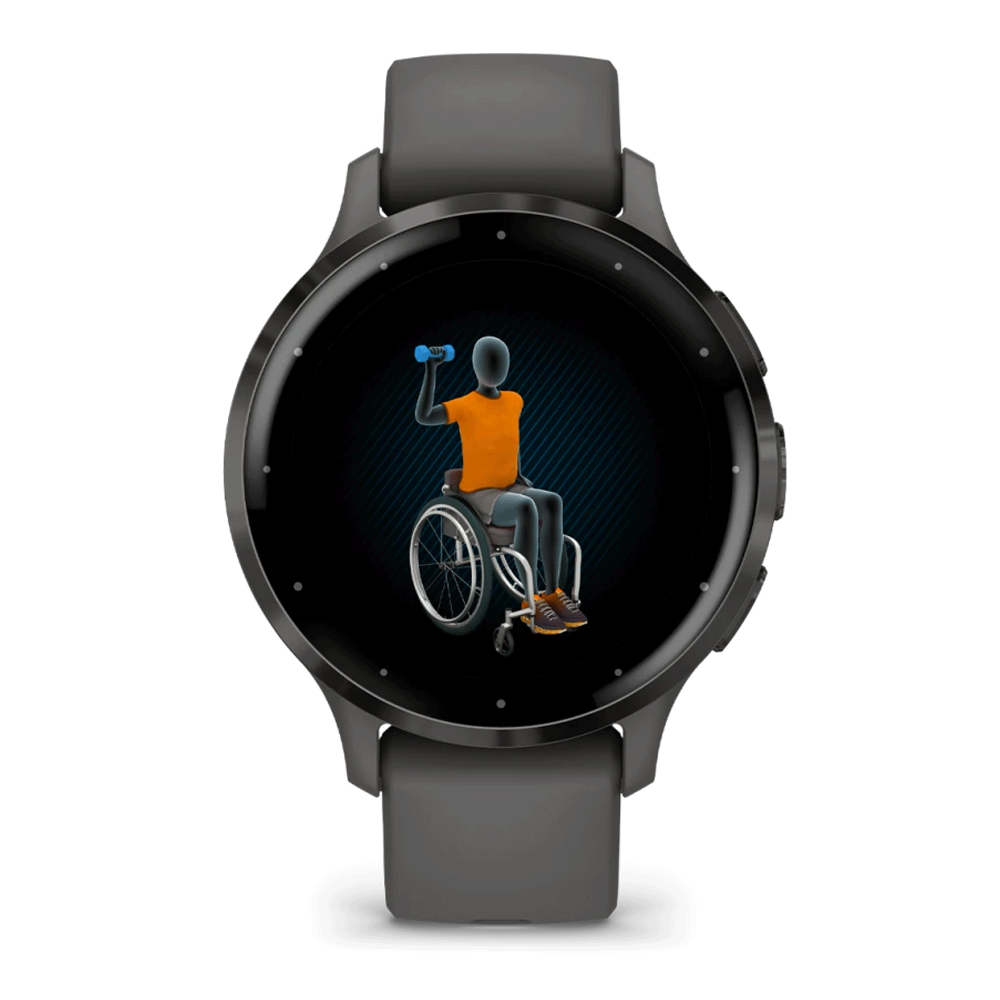 Garmin Venu 3S Gray dark gray silicone strap 41 mm