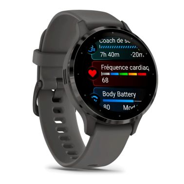 Garmin Venu 3S Gray dark gray silicone strap 41 mm