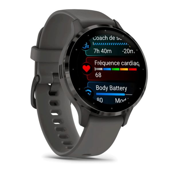 Garmin Venu 3S Gray dark gray silicone strap 41 mm