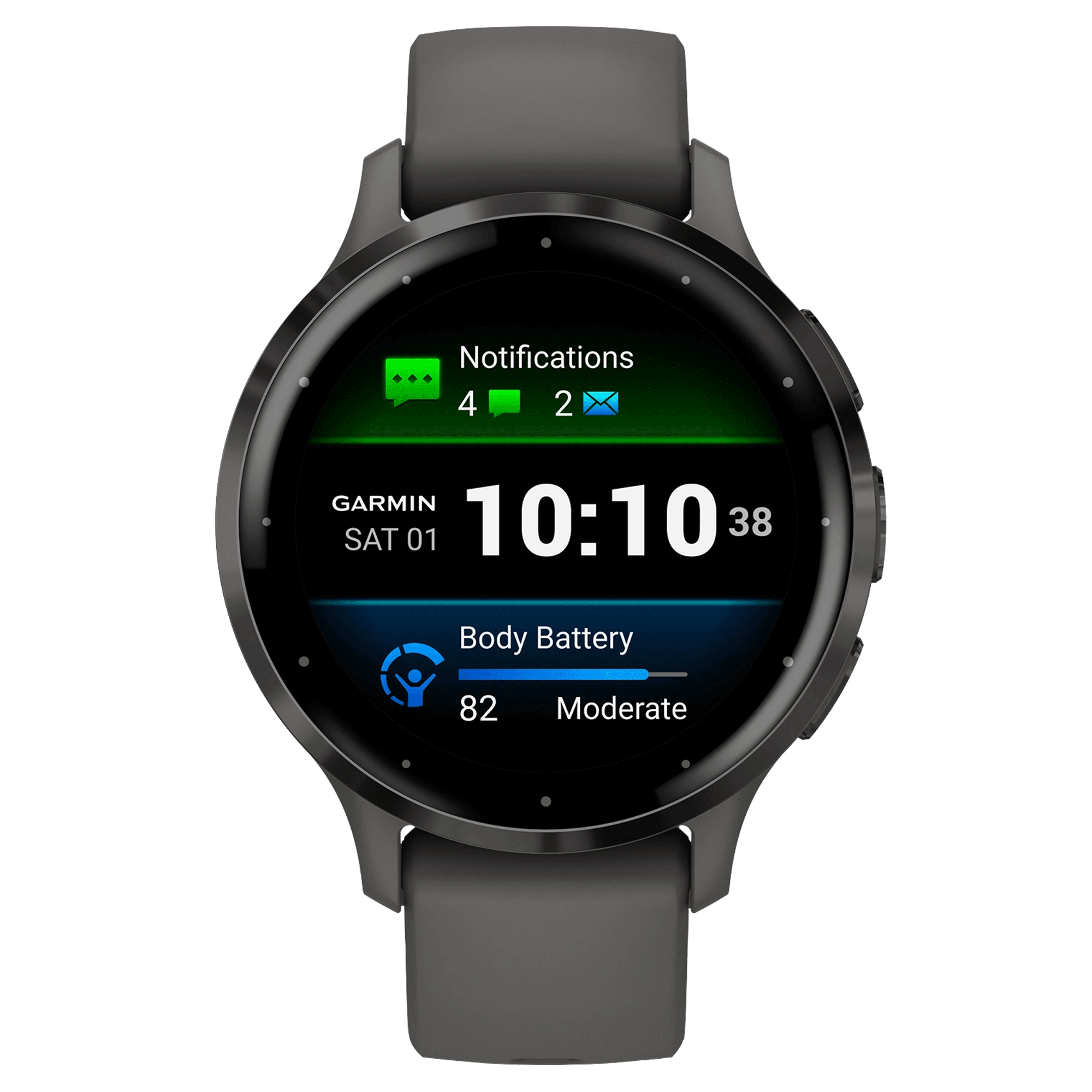 Garmin Venu 3S Gray dark gray silicone strap 41 mm