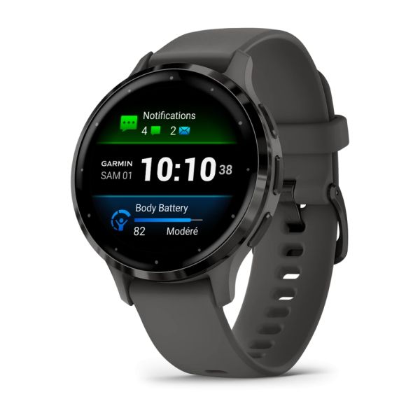Garmin Venu 3S Gray dark gray silicone strap 41 mm