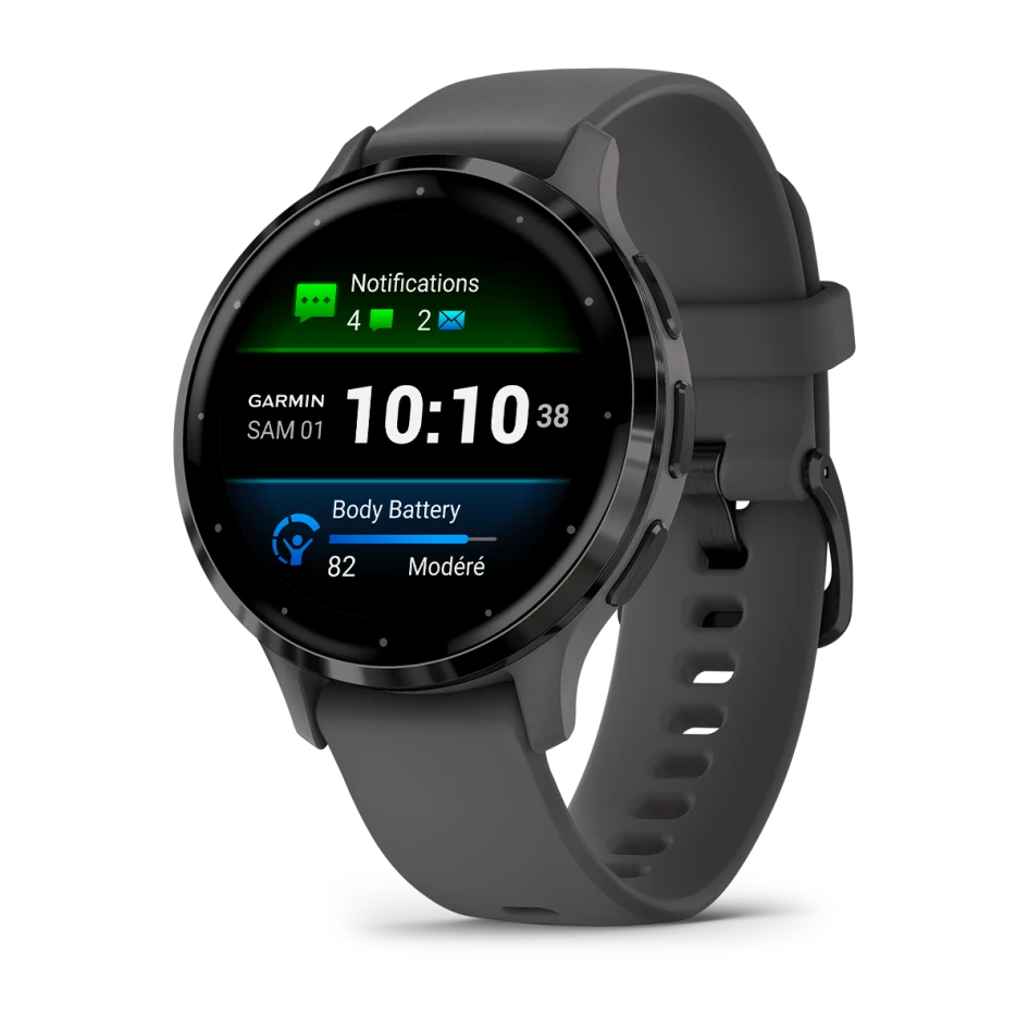 Garmin Venu 3S Gray dark gray silicone strap 41 mm