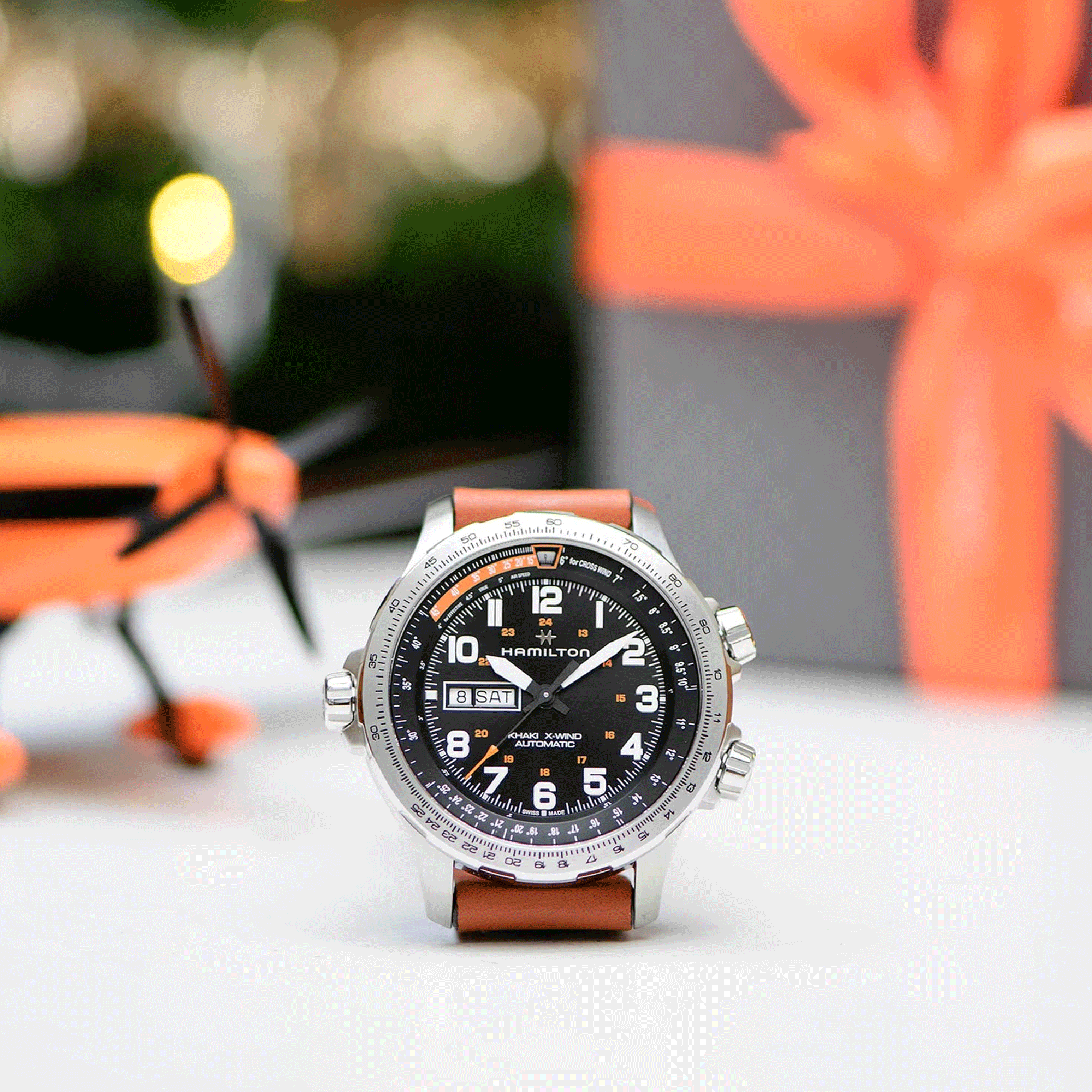 Montre Hamilton Khaki Aviation X-Wind Day Date H77755533 - Lepage