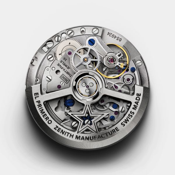 Montre Zenith Chronomaster Sport automatique cadran bleu bracelet acier 41 mm