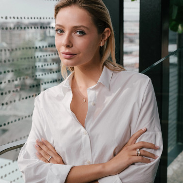 Collier Lepage Clyde en or blanc et diamant