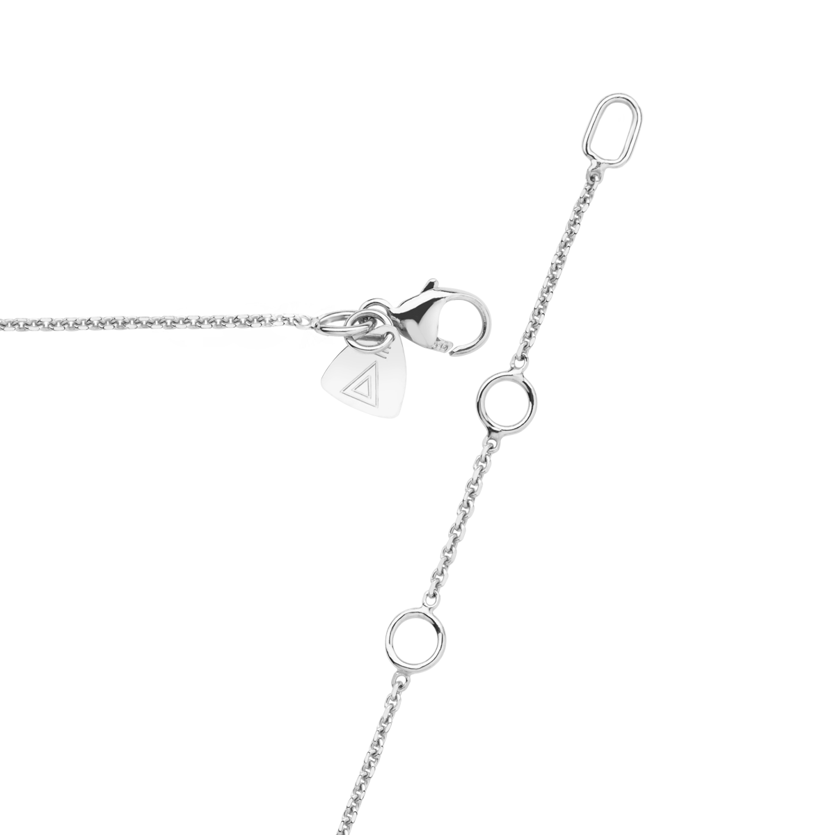 Collier Lepage Clyde en or blanc et saphir