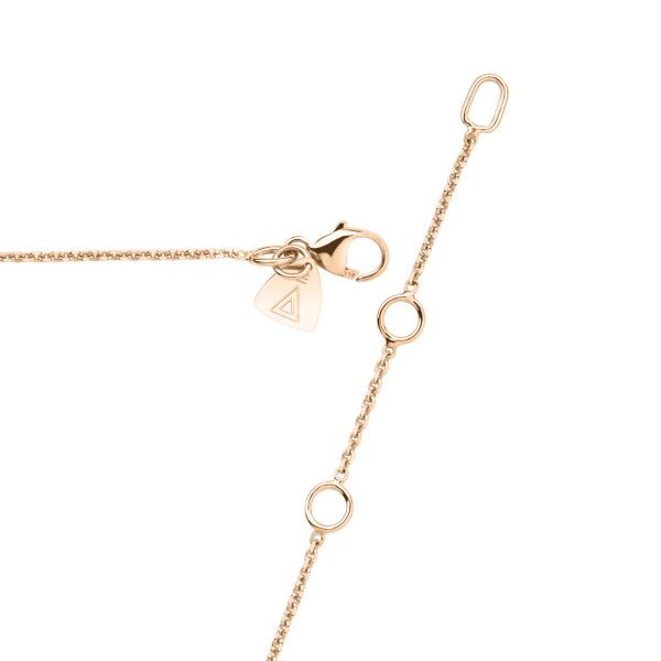 Lepage Clyde necklace in rose gold and sapphire