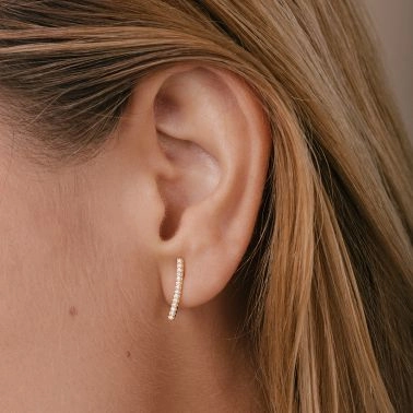 Lepage Audacieuse earrings in yellow gold and diamonds