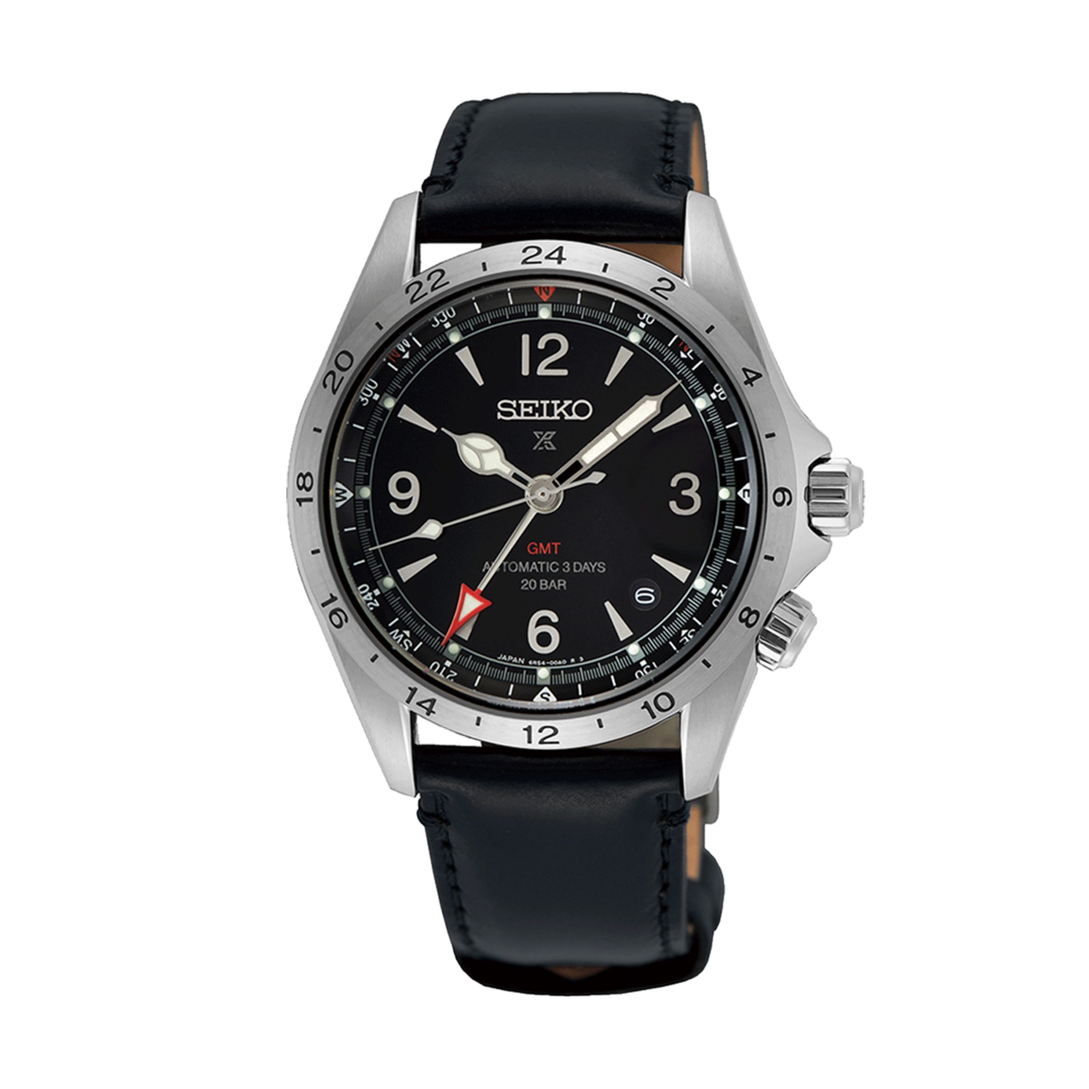 Seiko Prospex Alpinist GMT black dial SPB379J1 Lepage