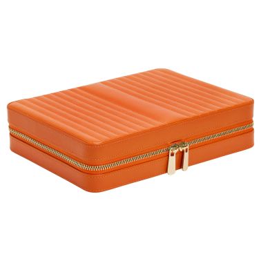 Coffret à bijoux Wolf Maria grand modèle couleur mandarine