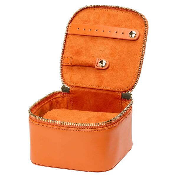 Coffret à bijoux Wolf Maria petit modèle couleur mandarine