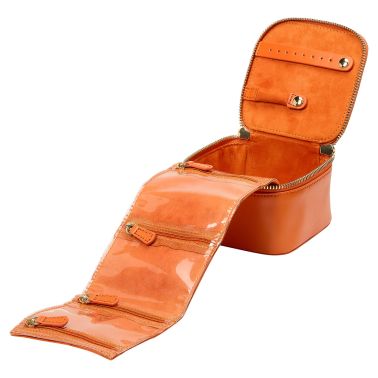 Coffret à bijoux Wolf Maria petit modèle couleur mandarine