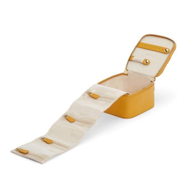 Coffret à bijoux Wolf Maria petit modèle couleur moutarde