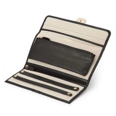 Pochette à bijoux Wolf Palermo couleur noir anthracite