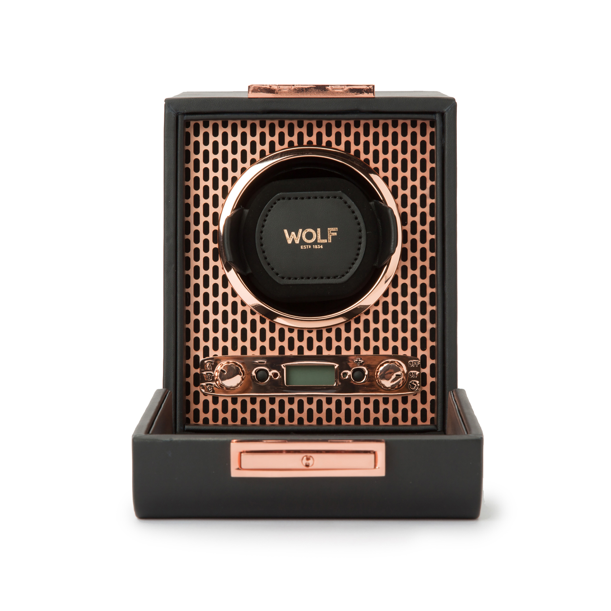 Axis Copper Single Watch Winder | Wolf 1834 - Lepage