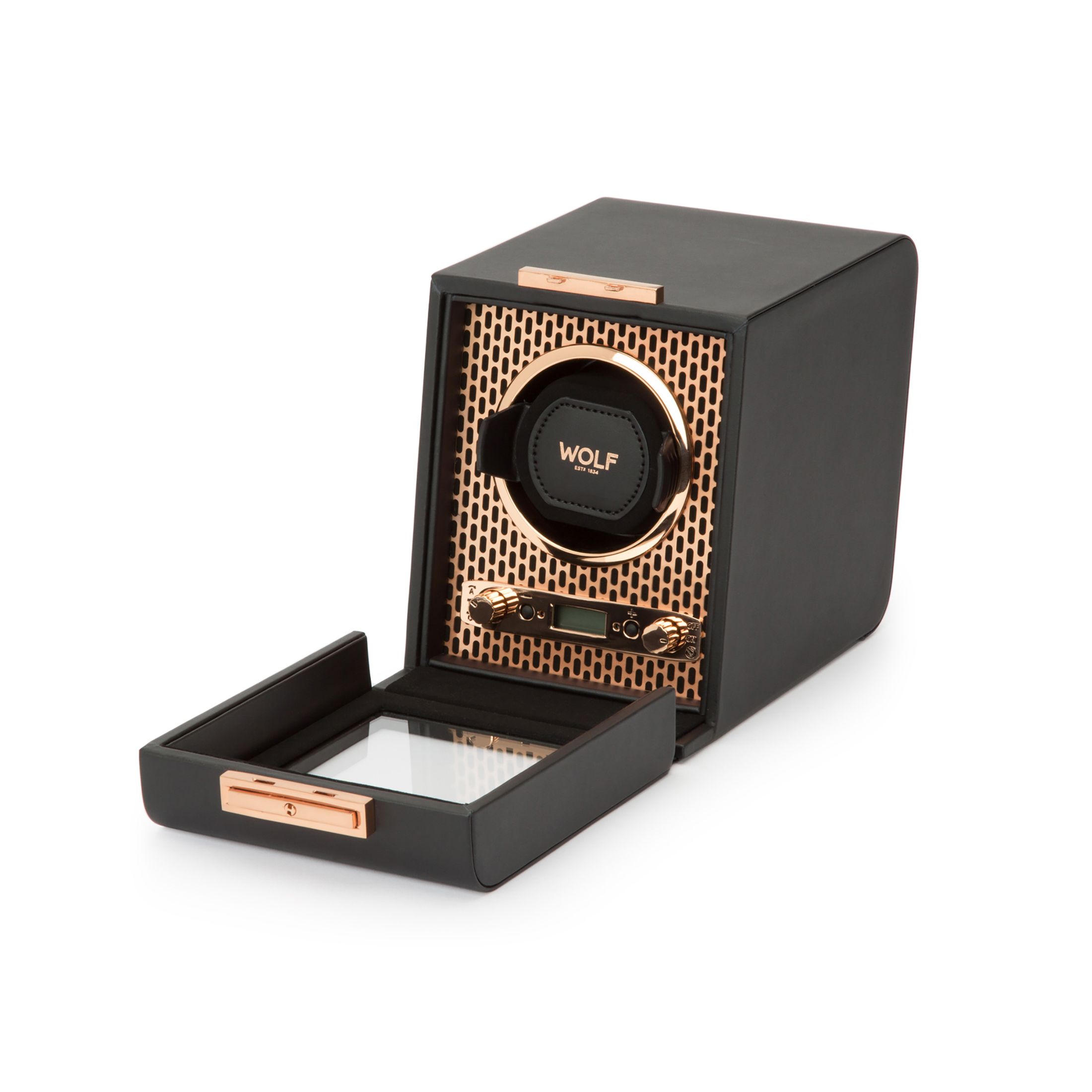 Axis Copper Single Watch Winder | Wolf 1834 - Lepage