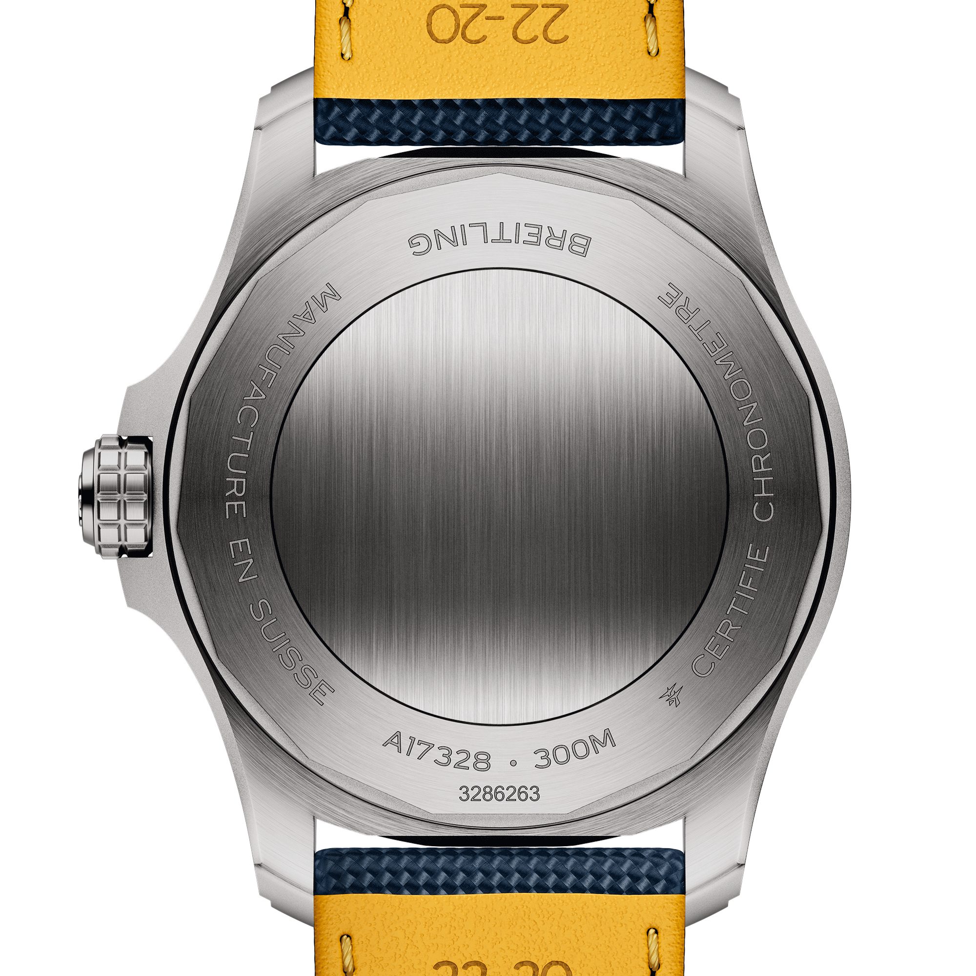 Montre Breitling Avenger automatique cadran bleu bracelet cuir bleu 42 mm A17328101C1X1