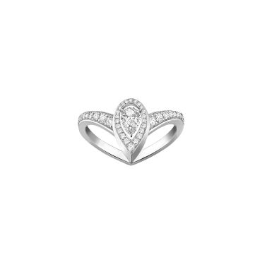 Bague Messika Fiery en or blanc et diamants