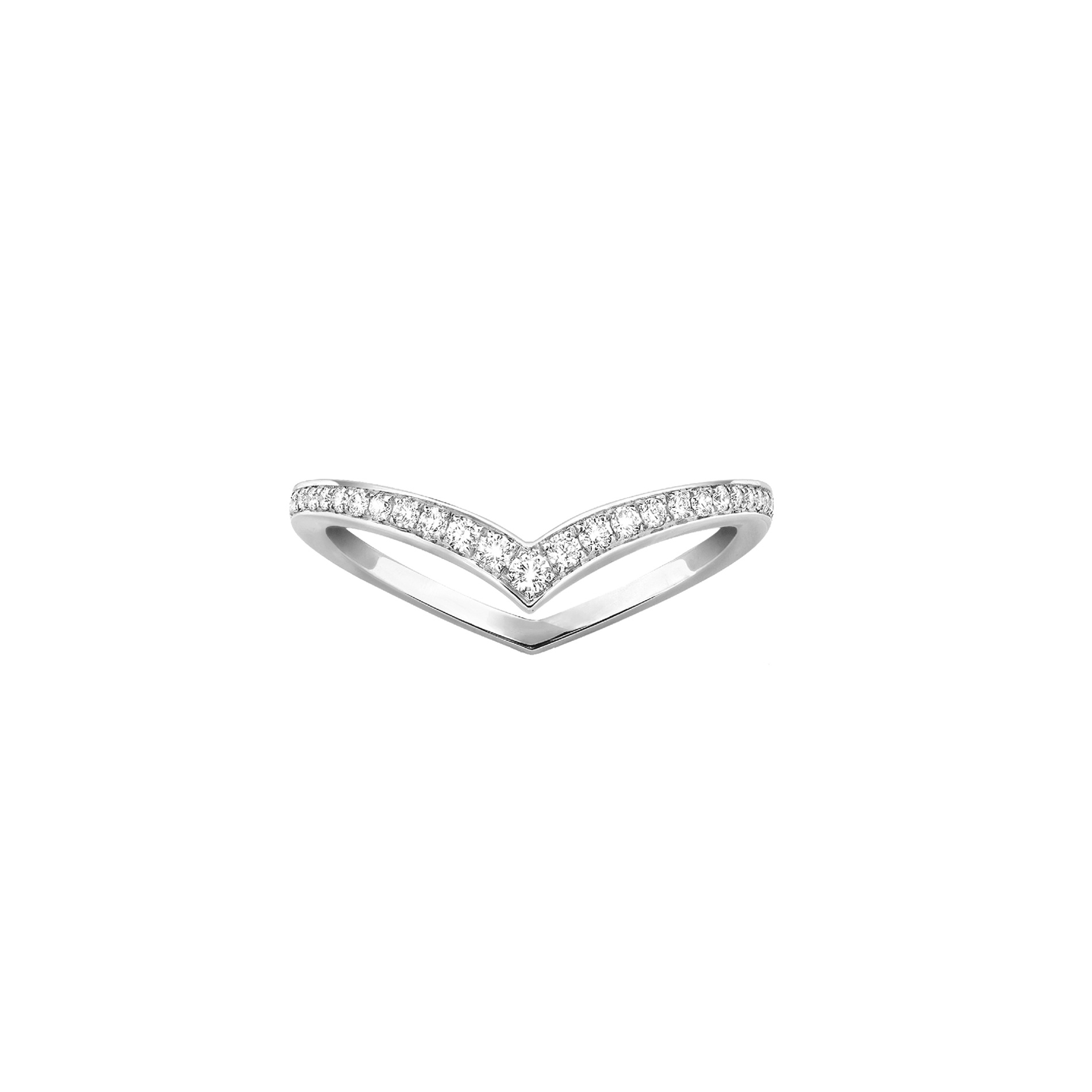 Alliance Messika Fiery Pavée en or blanc et diamants