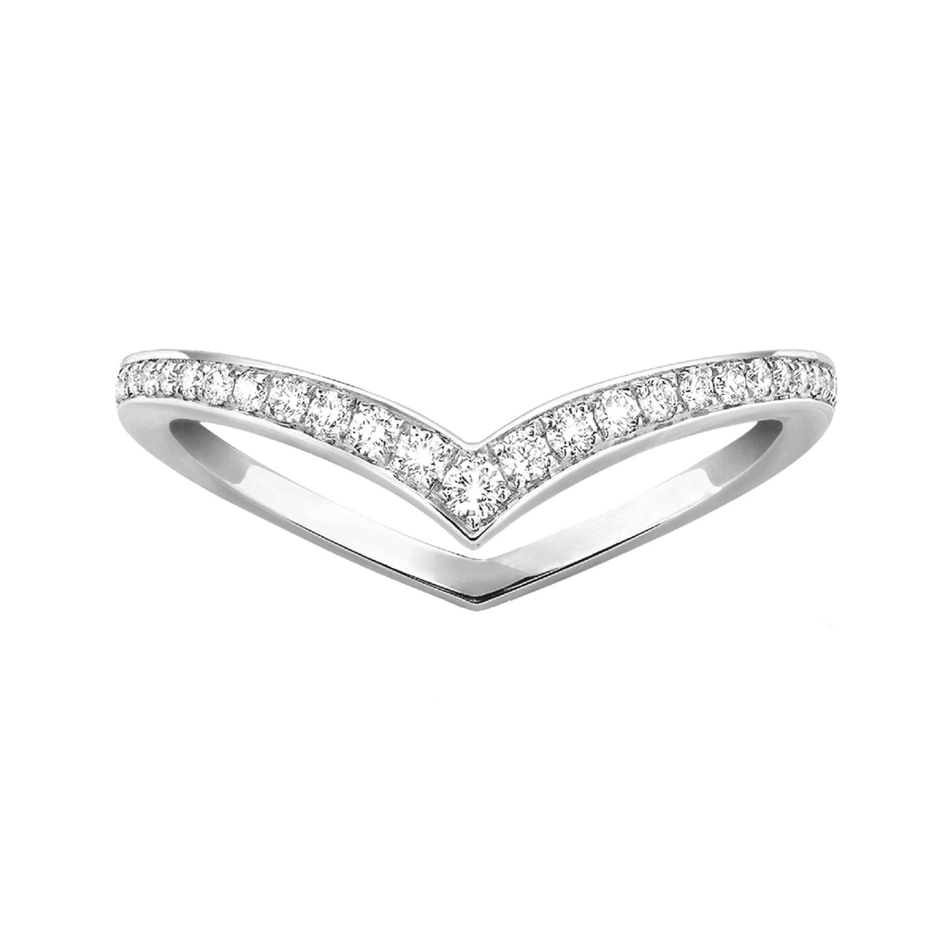 Alliance Messika Fiery Pavée en or blanc et diamants