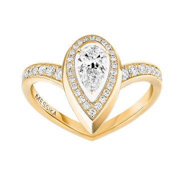 Messika Fiery Ring in yellow gold and diamonds