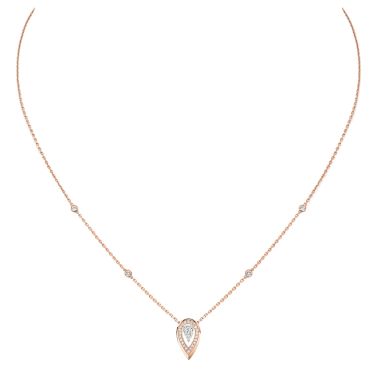 Collier Messika Fiery en or rose et diamants