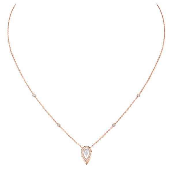 Collier Messika Fiery en or rose et diamants
