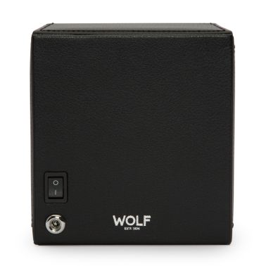 Watch Winder Wolf 1834 Cub Black vegan leather