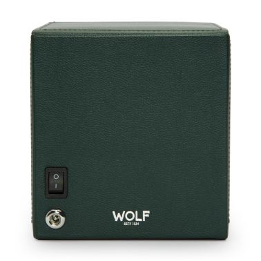 Watch Winder Wolf 1834 Cub Hunter Green vegan leather