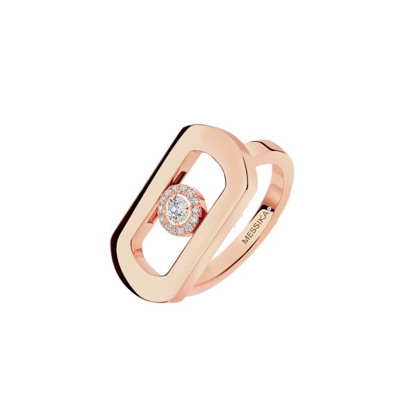 Messika So Move ring in rose gold and diamond 