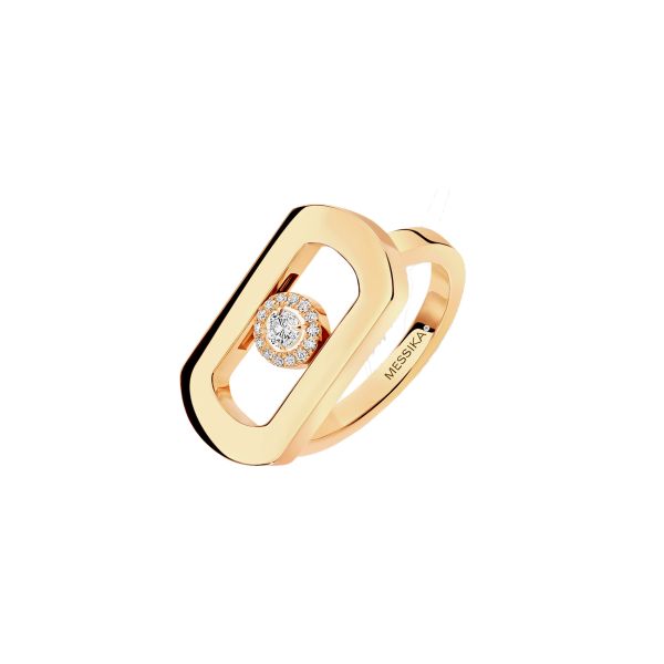 Messika So Move Ring in yellow gold and diamond 