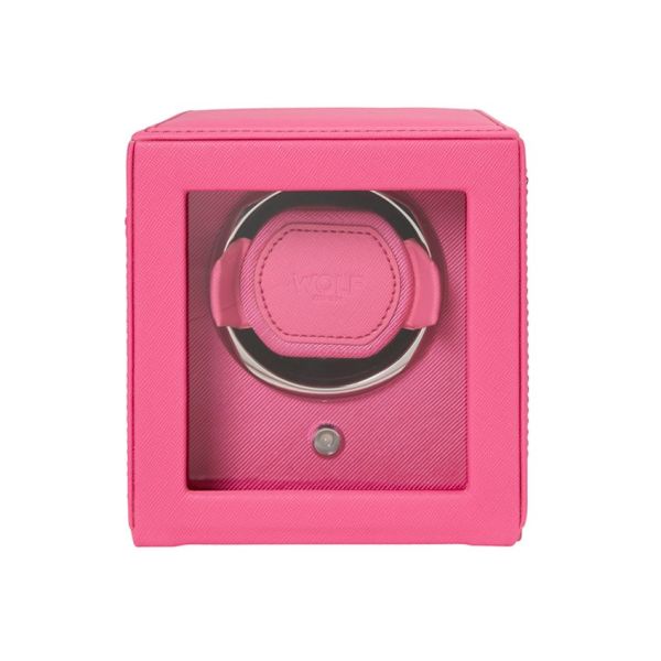 Watch Winder Wolf 1834 Cub Pink vegan leather