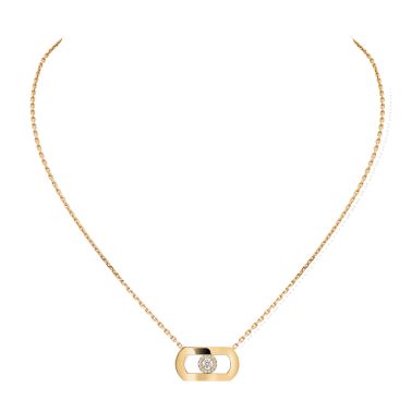 Messika So Move necklace in yellow gold and diamonds
