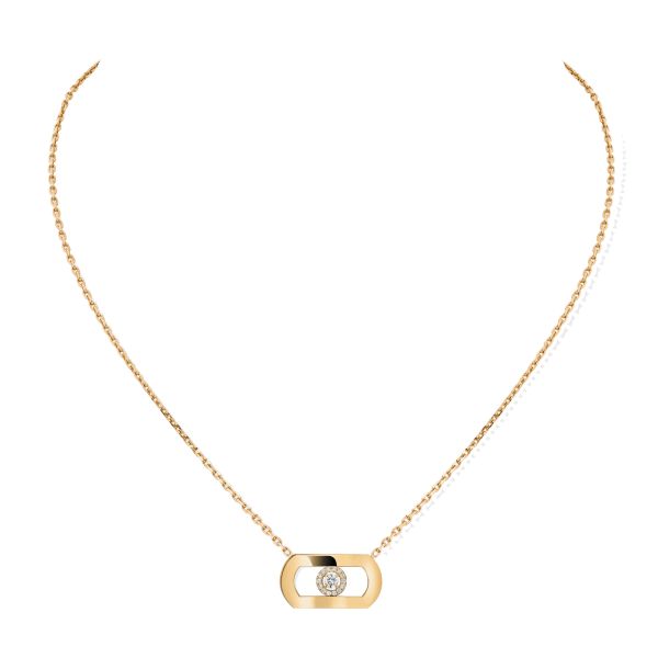Messika So Move necklace in yellow gold and diamonds