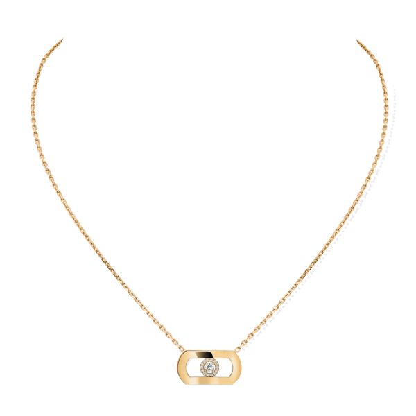 Messika So Move necklace in yellow gold and diamonds