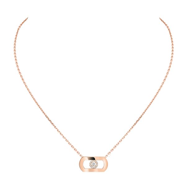 Messika So Move necklace in rose gold and diamonds