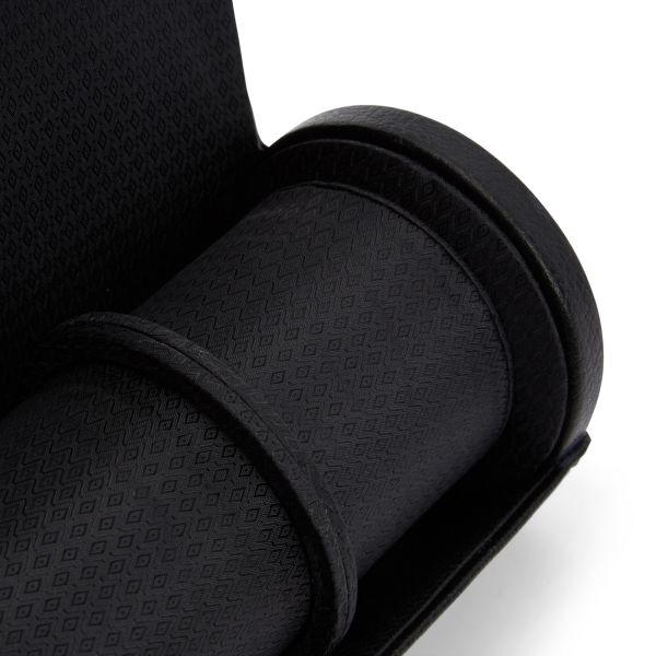 Roadster Triple Watch Roll Wolf 1834 black vegan leather