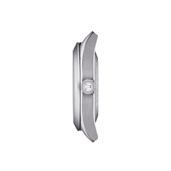 Tissot Gentleman Powermatic 80 Silicium automatic watch blue dial steel bracelet 40 mm