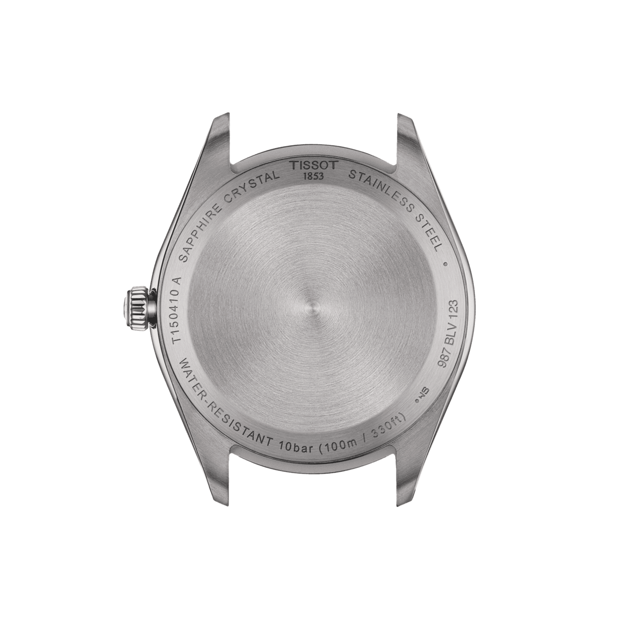 Montre Tissot T-Classic PR 100 quartz cadran vert bracelet acier 40 mm T150.410.11.091.00