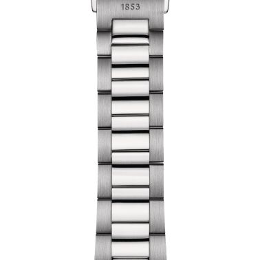 Tissot T-Classic PR 100 quartz blue dial stainless steel bracelet 40 mm