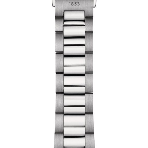 Tissot T-Classic PR 100 quartz blue dial stainless steel bracelet 40 mm
