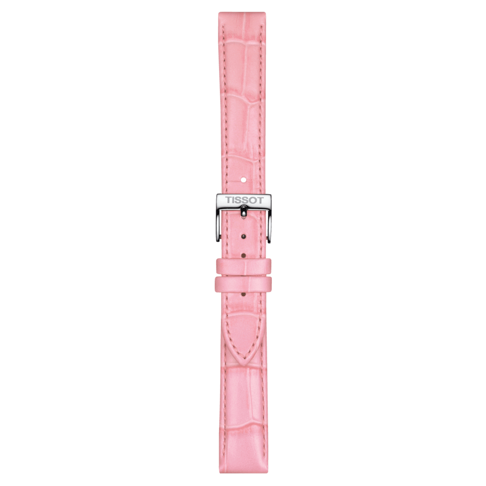 Bracelet de montre en cuir de vachette texture crocodile 18