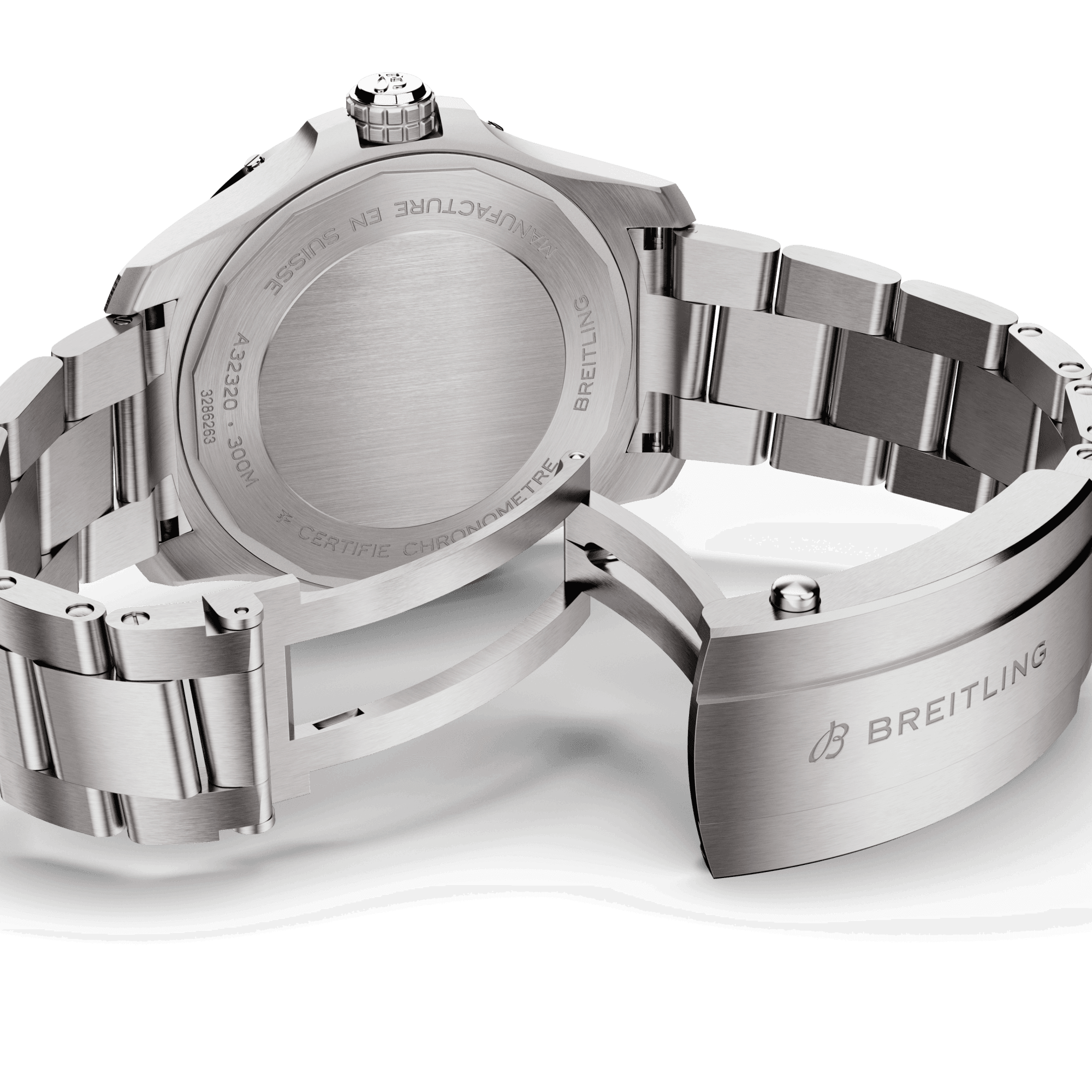 Montre Breitling Avenger GMT automatique cadran bleu bracelet acier 44 mm A32320101C1A1