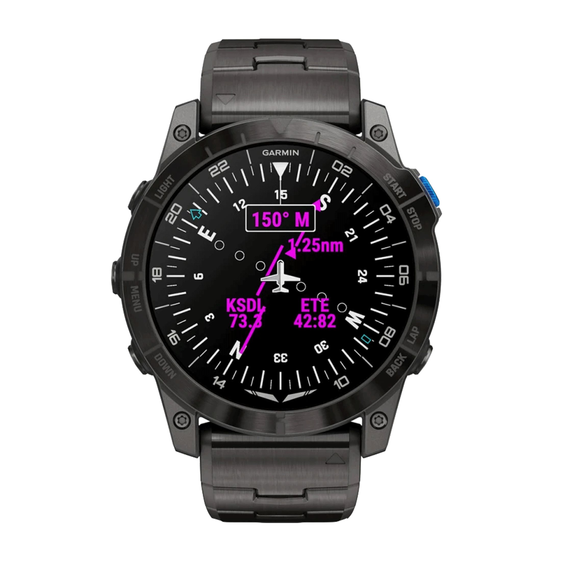 Garmin D2 Mach Pro bracelet titane 51 Watch 010-02804-81