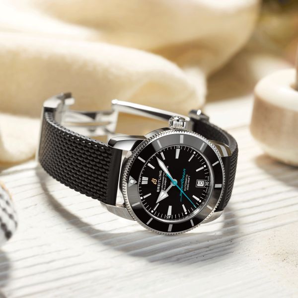 Breitling superocean 42 rubber strap on sale