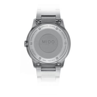 Mido Commander Lady automatic watch silver dial stainless steel bracelet 35 mm M021.207.11.031.00