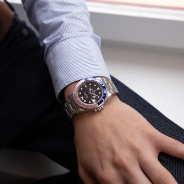 Montre Rolex GMT-Master II "Pepsi" 16710 automatique 40 mm Service 2017