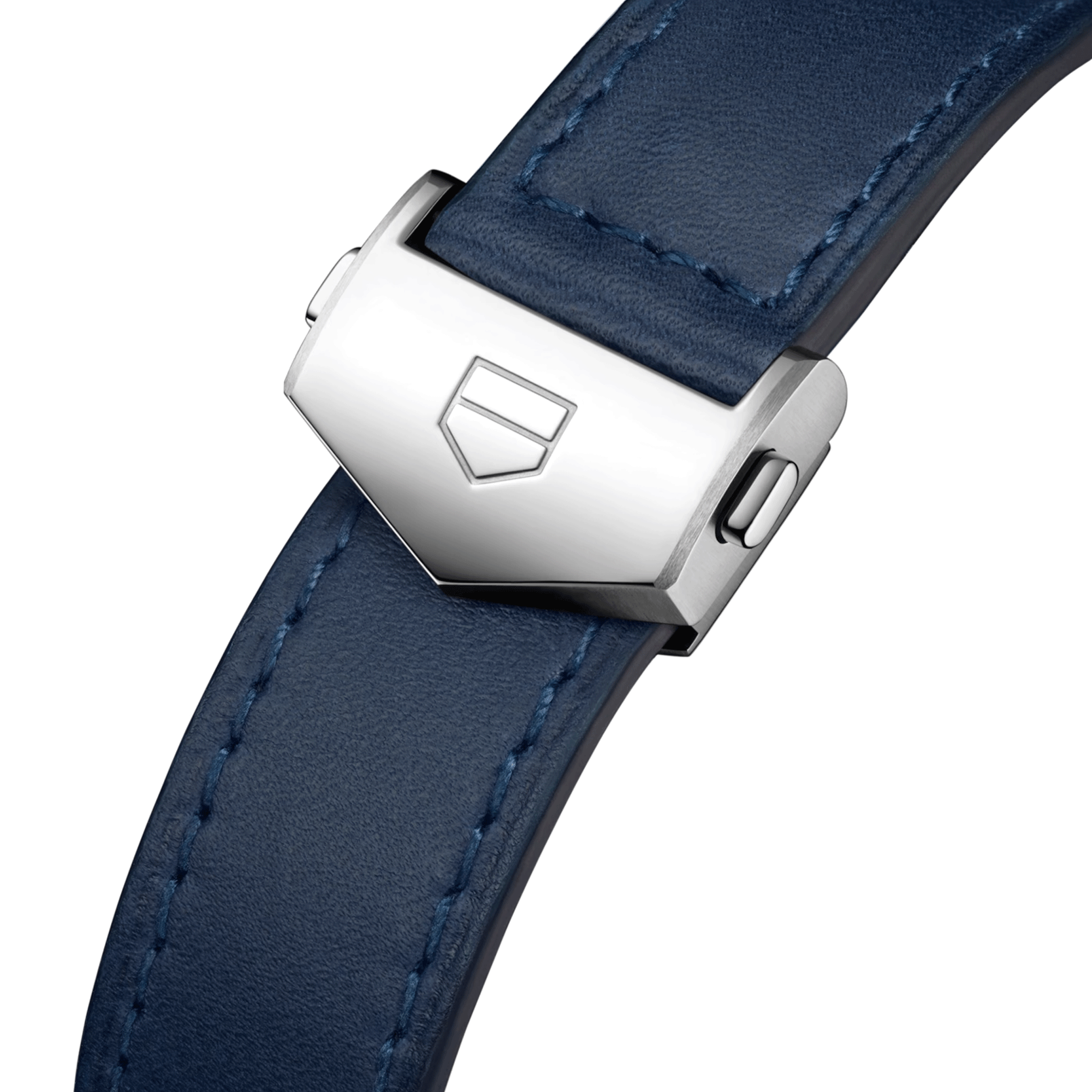 Montre TAG Heuer Carrera Chronograph Tourbillon automatique cadran bleu bracelet cuir bleu 42 mm CBS5010.FC6543